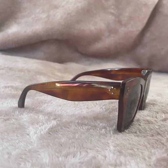 Havana Sunglasses Celine Catherine Small Sunglasses CELINE Bold